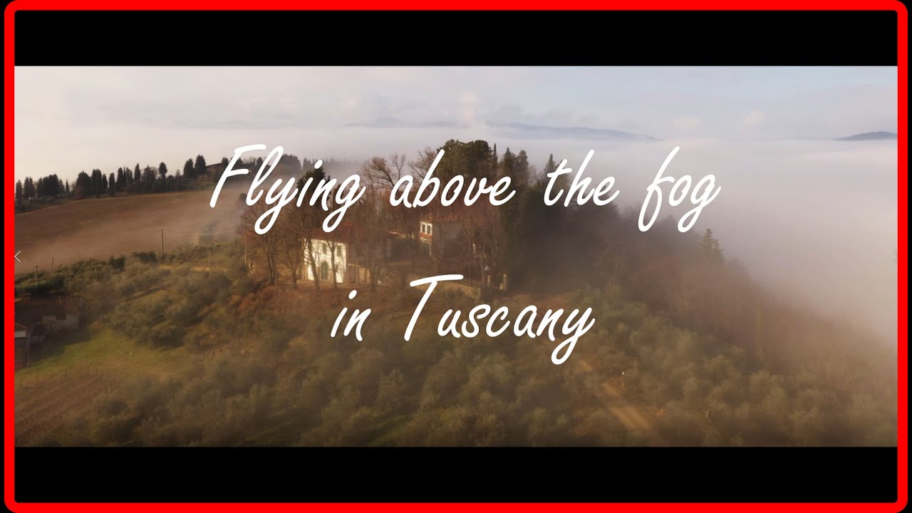 🌫️⛰️ VOLANDO sopra alle NEBBIE della TOSCANA!!! - A vista di DRONE 🌫️⛰️