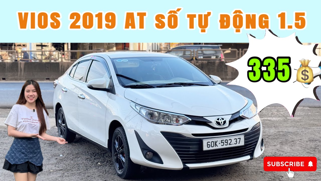 Vios 2019 AT 1.5 số tự động giá chỉ 335tr tại ô tô cũ Thanh Tuyết Đồng Nai xe gia đình đẹp zin chất 