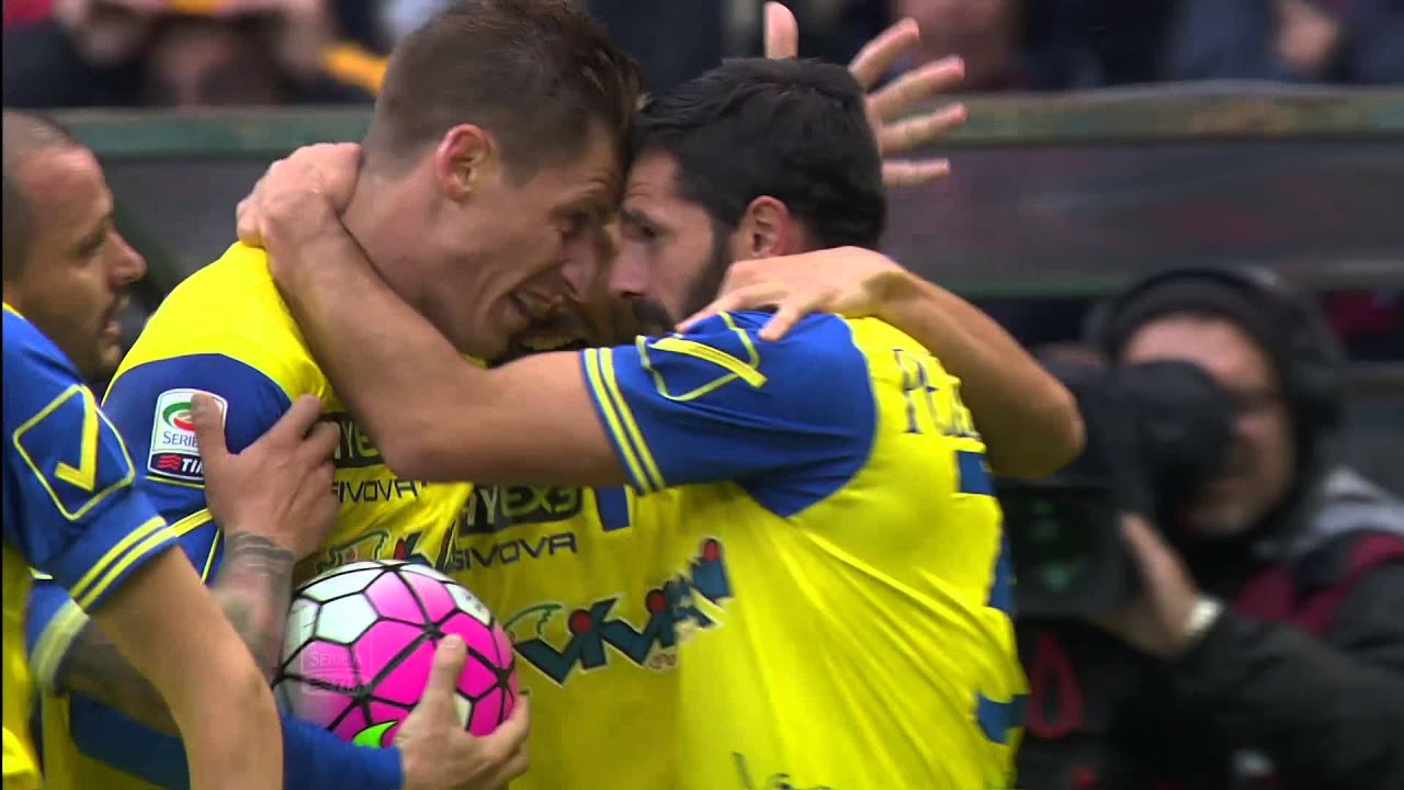 Il gol di Pellissier - Genoa - Chievo 3-2 - Serie A TIM 2015/16