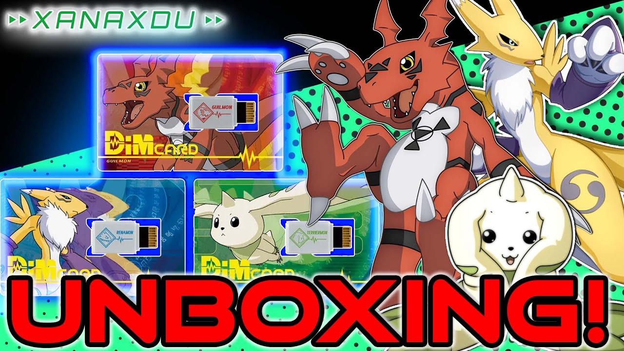Digimon Tamers DiM Card Set UNBOXING and Startup!
