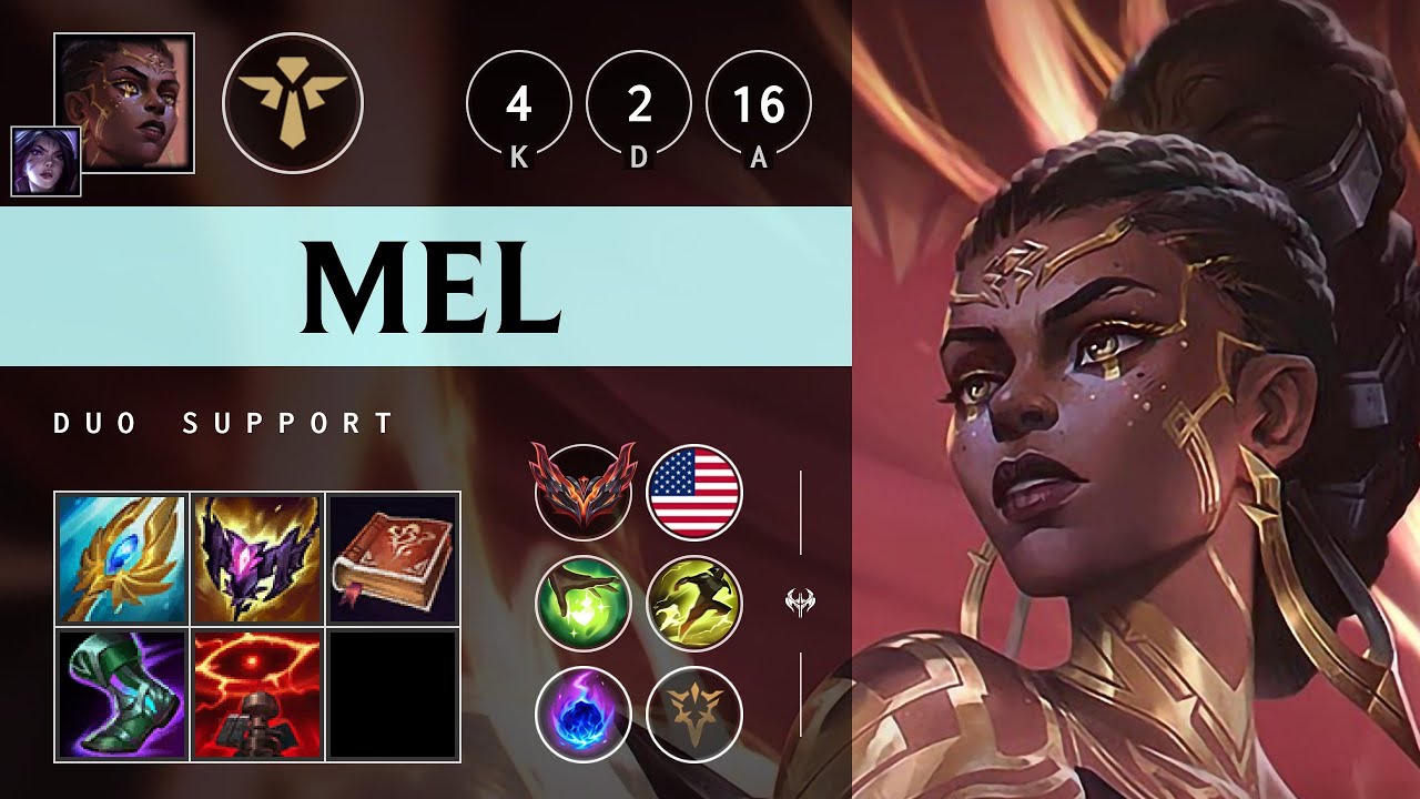 Mel Support vs Fiddlesticks - NA Grandmaster Patch 25.13