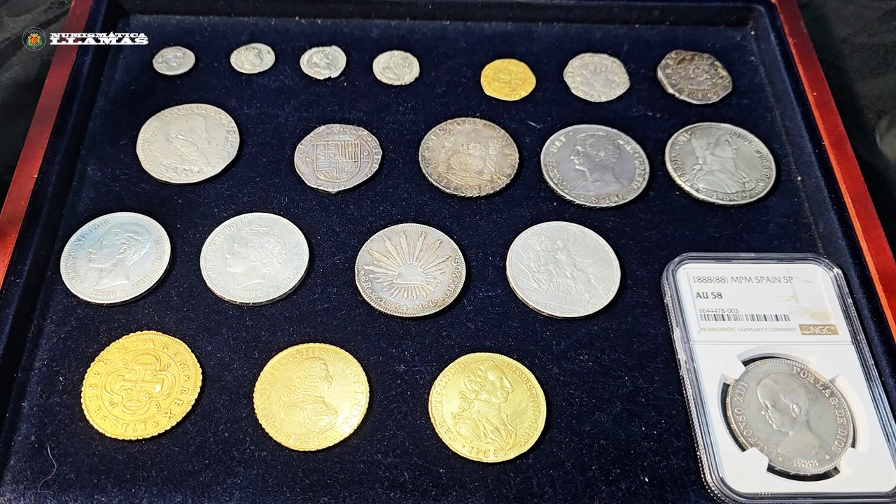 MAGNÍFICAS MONEDAS QUE ENCONTRÉ EN NUMISMÁTICA LLAMAS