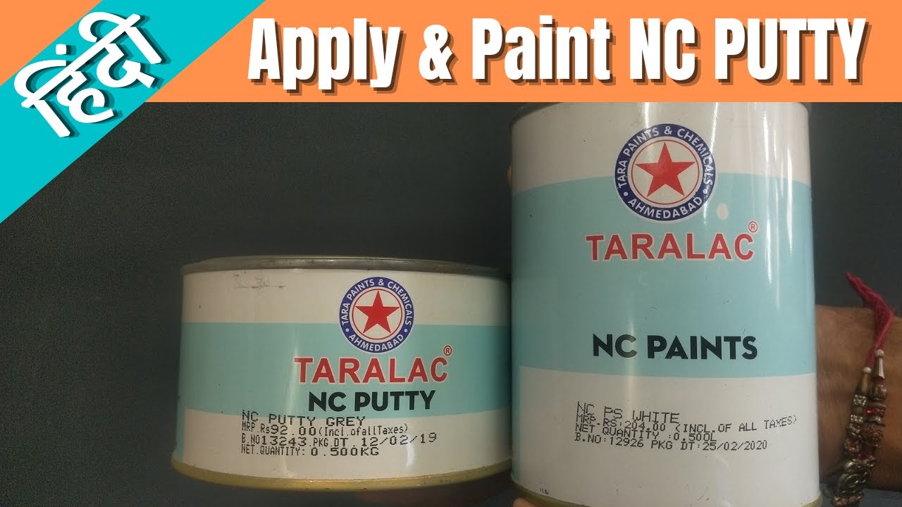 How to Apply NC Putty | What is NC putty & how to use it | Preparation before painting Duco paint