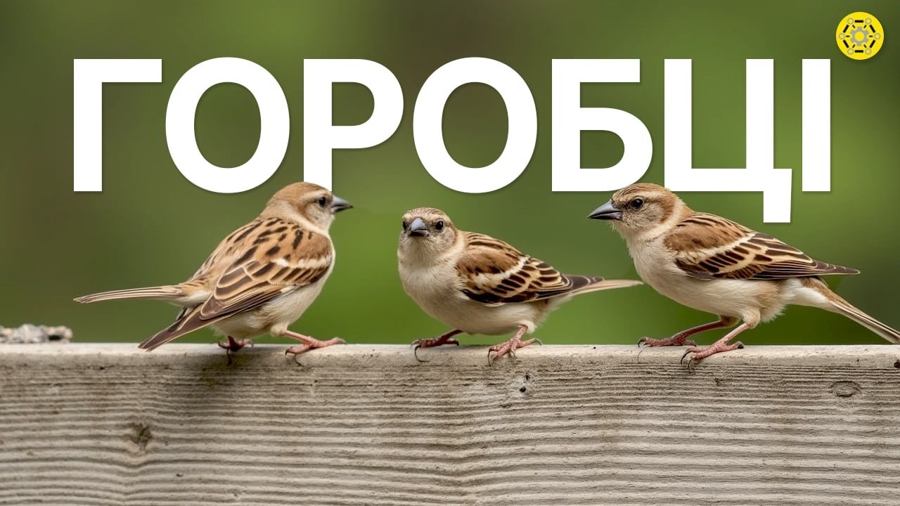 ГОРОБЦІ: Відважні та НЕПОСИДЮЧІ | Чому горобці такі важливі для нас? | Цікаві ФАКТИ