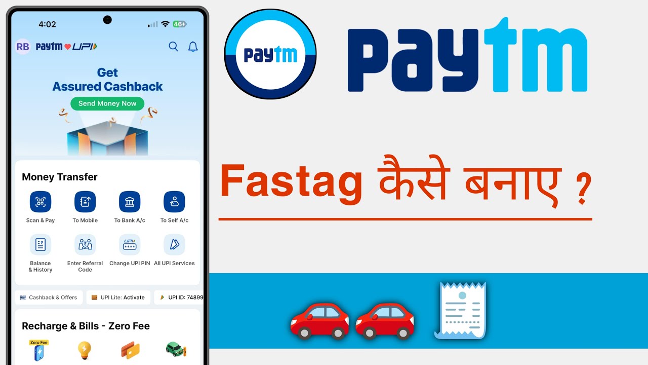 How to create Paytm Fastag, How to create Fastag in Paytm