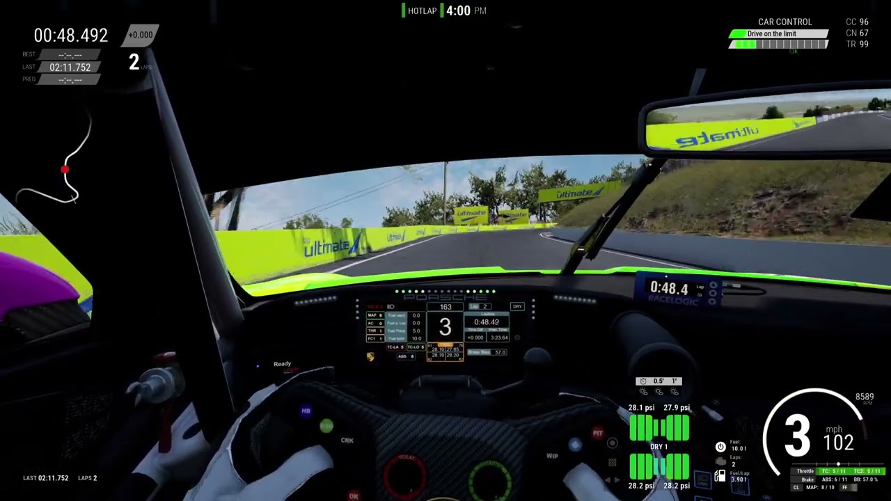 Assetto Corsa Competizione Bathurst Porsche hot lap