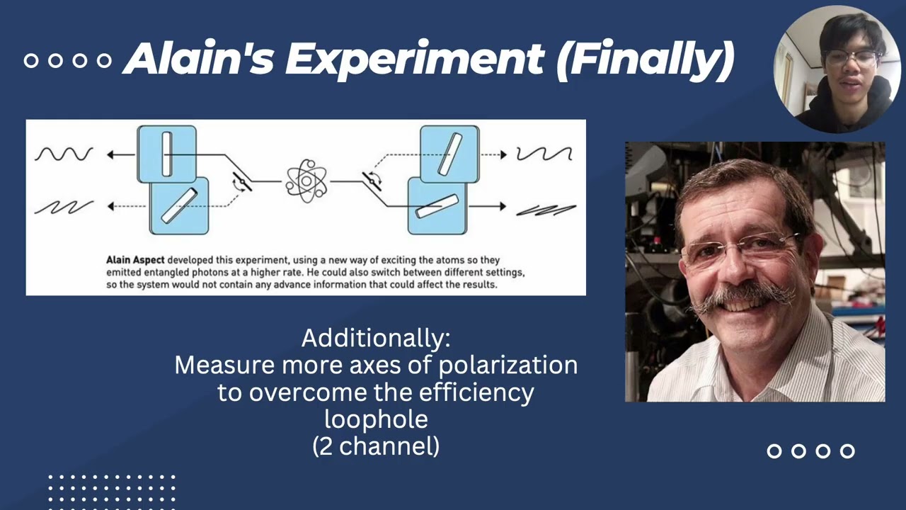 Alain Aspect's Experiment 1 - Treepat Chantaurai