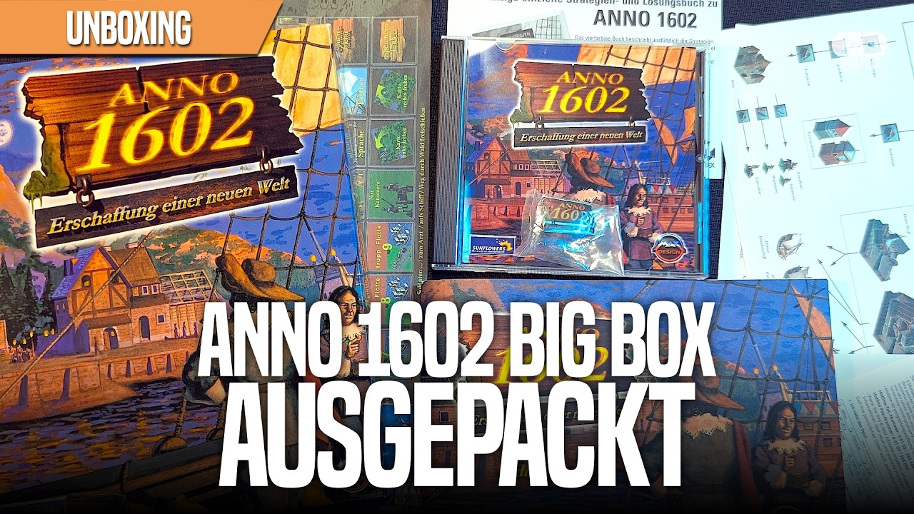Ausgepackt: Anno 1602 - Erschaffung einer neuen Welt | PC Spiel Unboxing