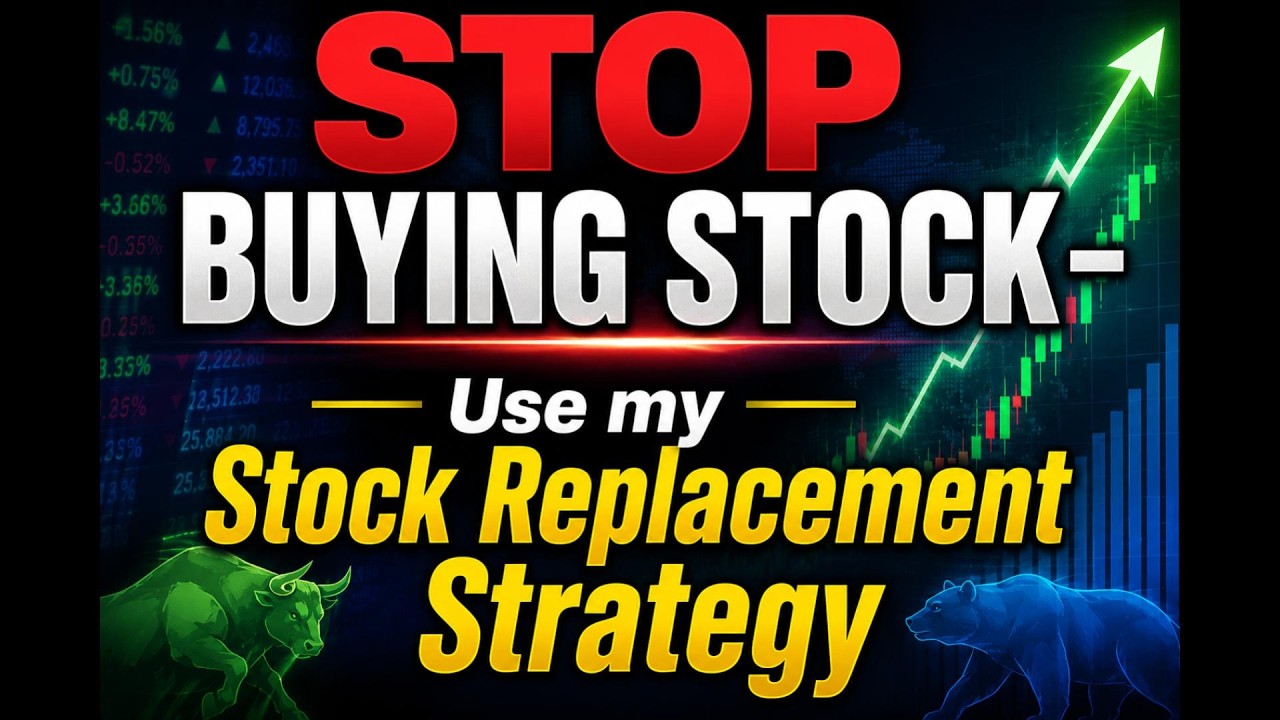 🚨 STOP BUYING STOCK - Use my Stock Replacement Strategy That Changed My Covered Call Income