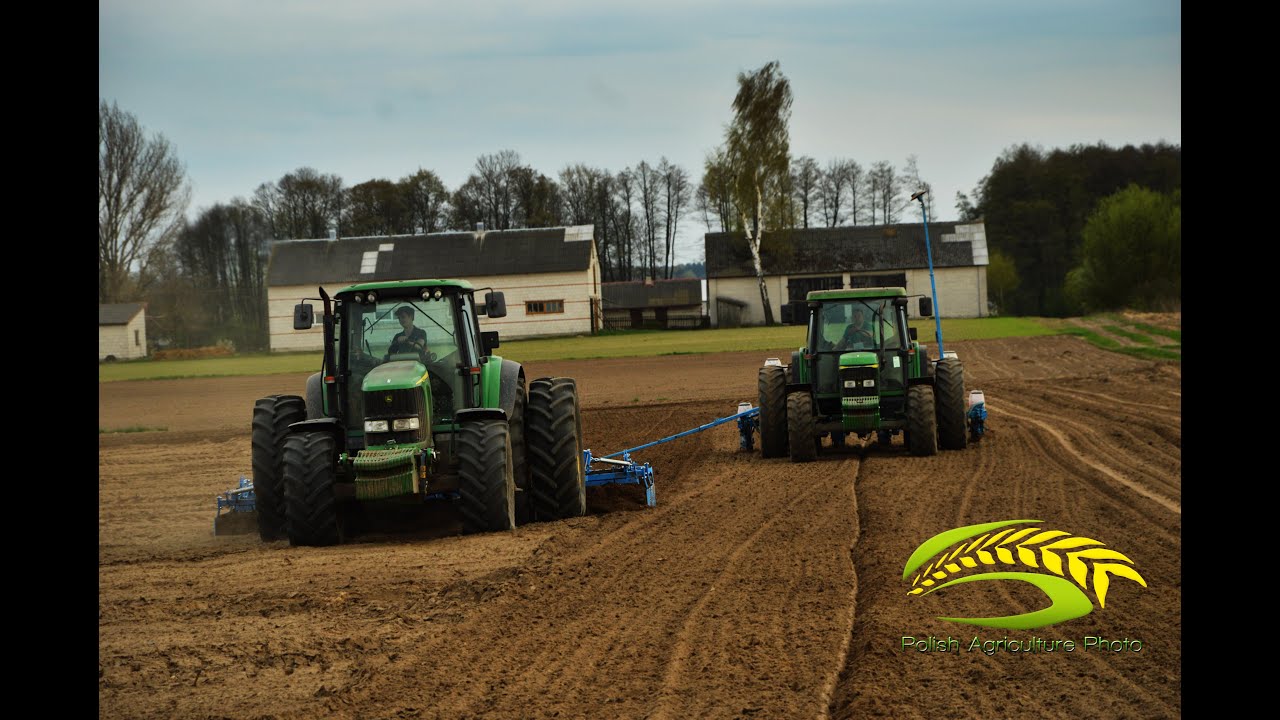 Wielki siew 120 ha  Kukurydzy - 4x John Deere