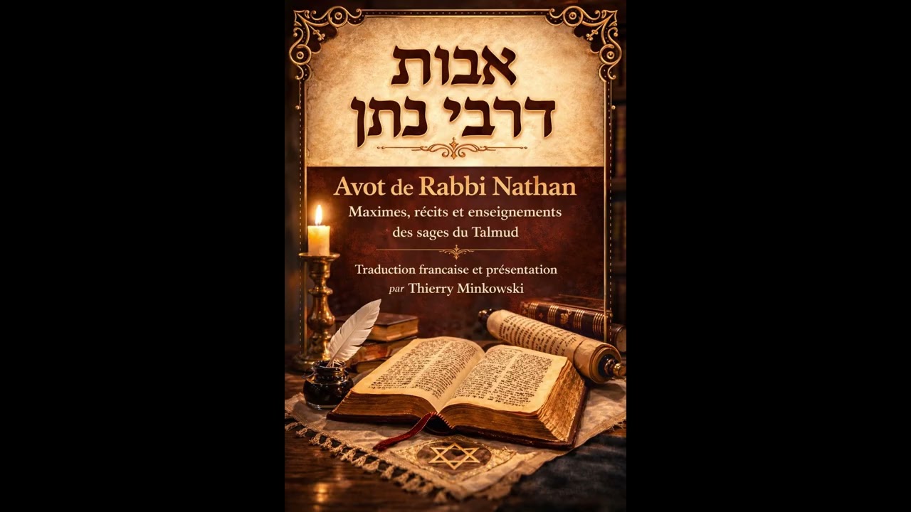 Avot de Rabbi Nathan : Maximes, récits et enseignements des sages du Talmud