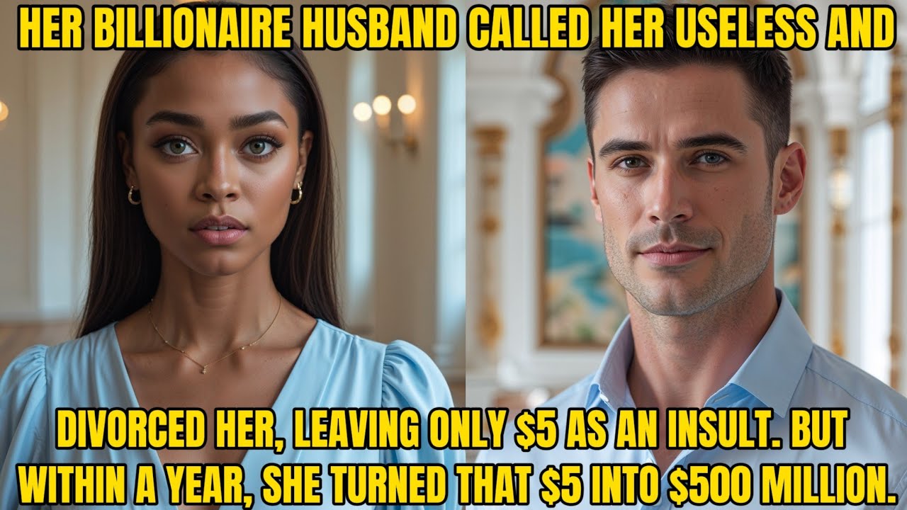 Her Billionaire Husband Called Her Useless and Divorced Her, Leaving Her With Only $5. But Within...