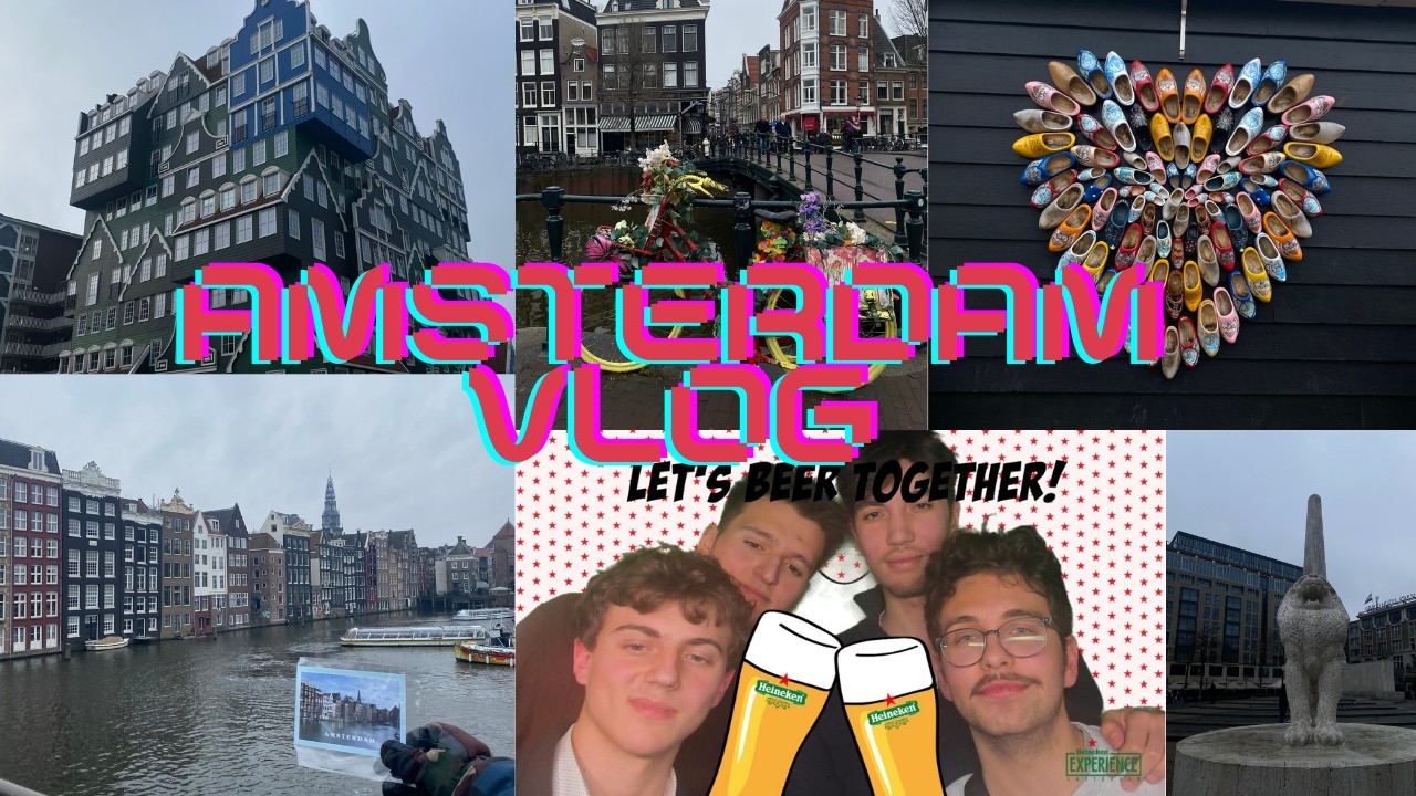 3 GÜNLÜK AMSTERDAM VLOG ( Heineken Experience, Köyler, Şehir Merkezi vs.)