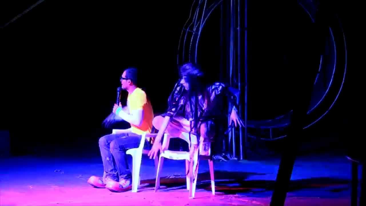 Show de Payasitos Dobladito y Colochin la nina del aro,Circo de Muñuña.