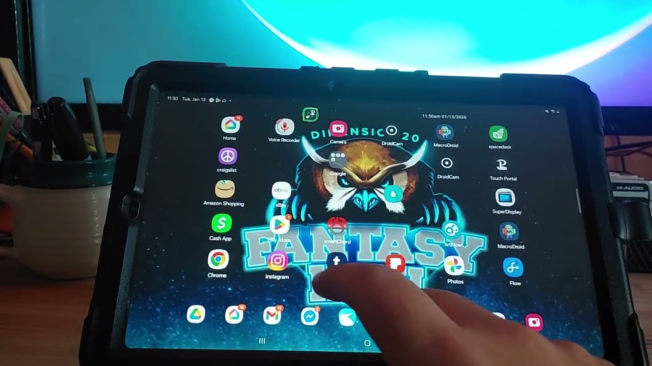 Switching to second desktop Touch Portal 