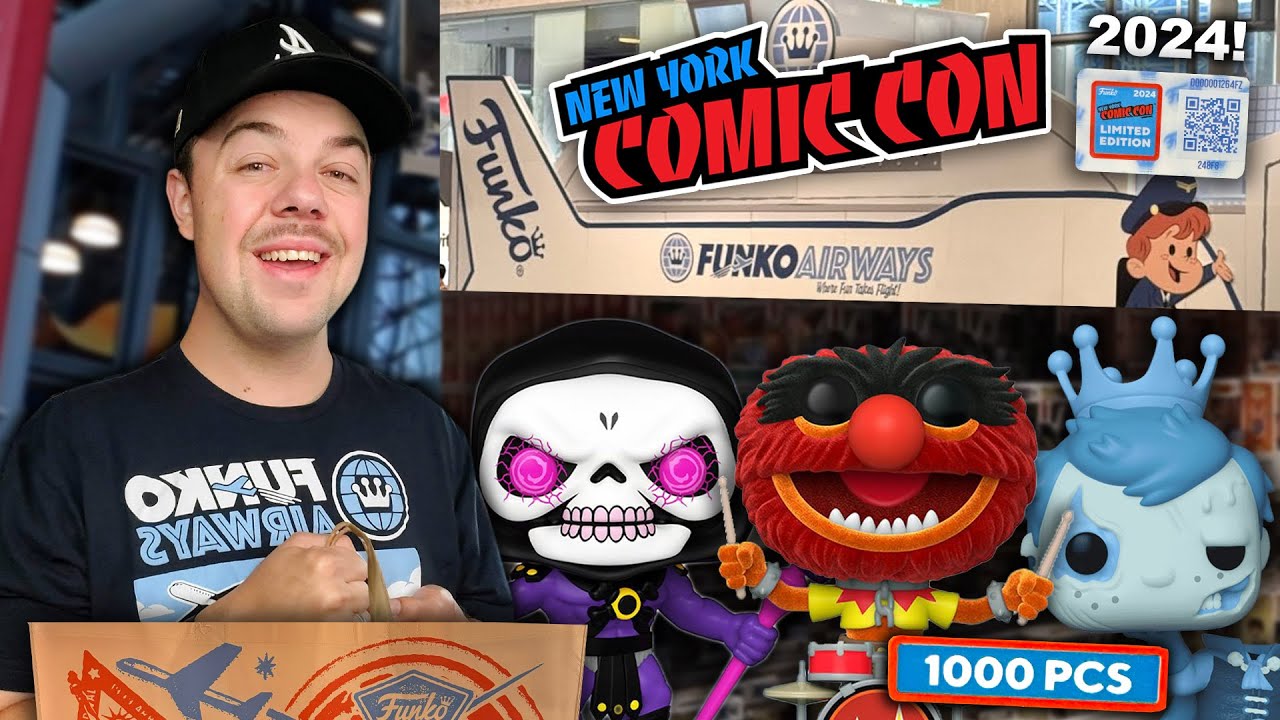Funko на выставке NYCC 2024 и редкие эксклюзивные фигурки Funko Pops!