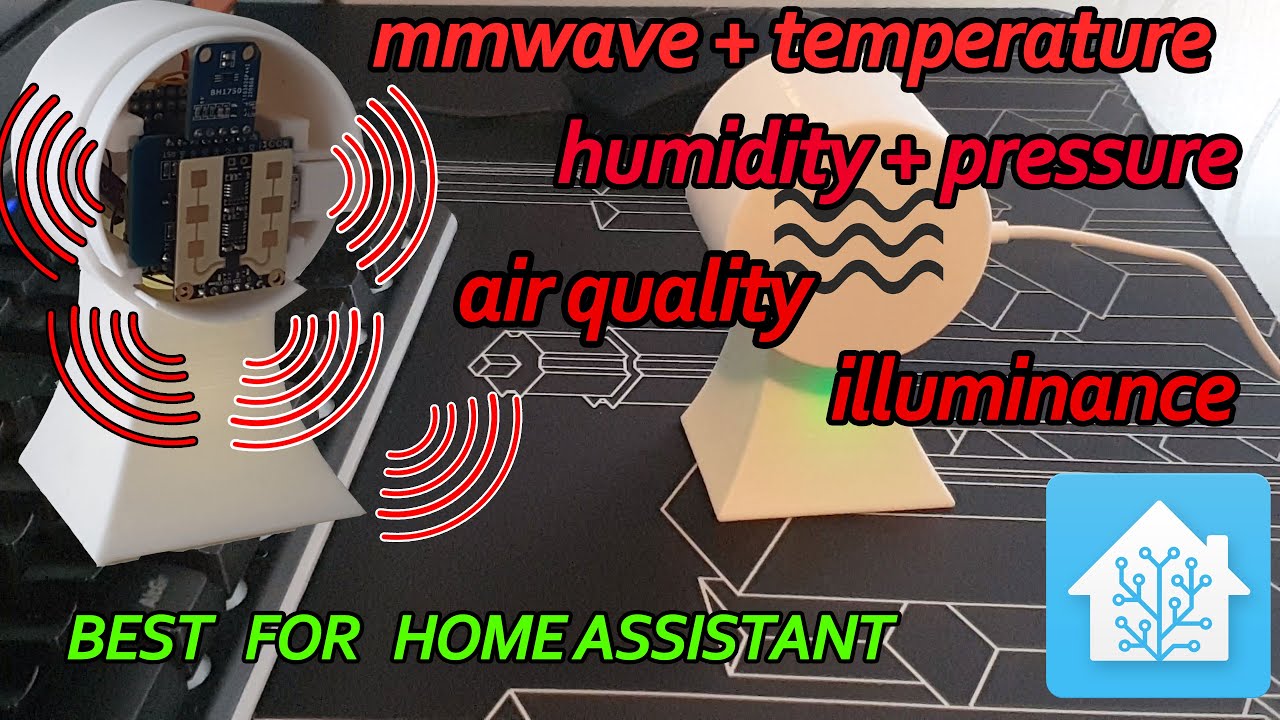 All in One Home Presence Sensor with mmwave  SEN0395  + BME680 + BH1750