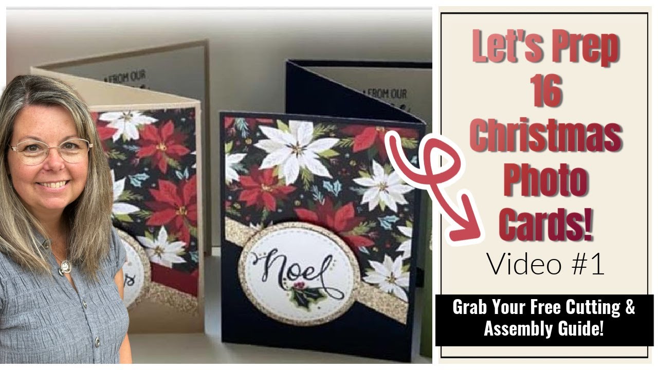 Holiday Cardmaking Fun: Prep 16 Photo Cards Step-by-Step (Video 1)