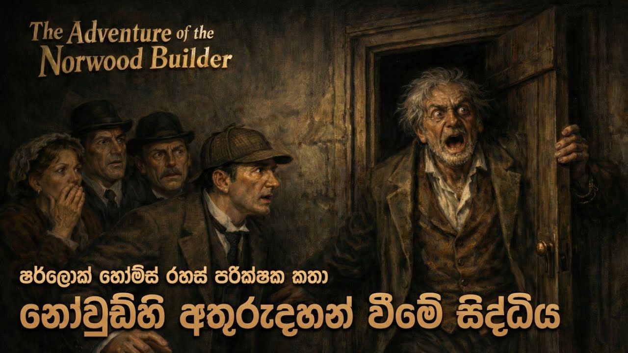 Sherlock Holmes | නෝවුඩ්හි අතුරුදහන් වීමේ සිද්ධිය සම්පූර්ණ කතාව | Norwood Builder Full Sinhala Story