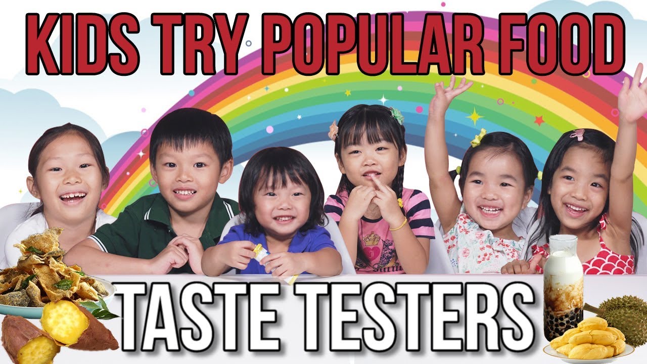 Kids Trying Durian and Other Trendy Food in Singapore | Taste Testers | EP 111