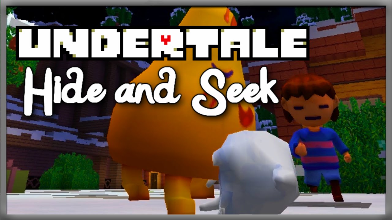 Undertale! | Minecraft Hide and Seek! | Hiding in Snowdin!