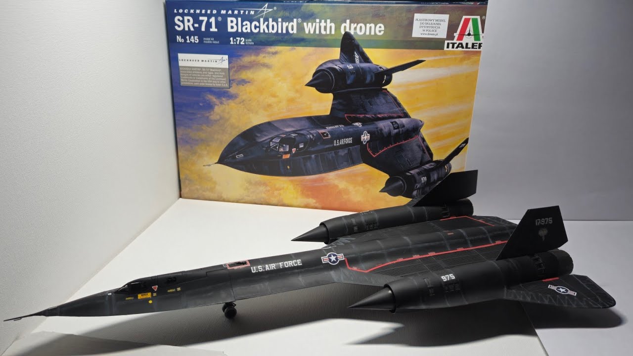 Italeri SR-71 Blackbird 1/72 - składanie i malowanie