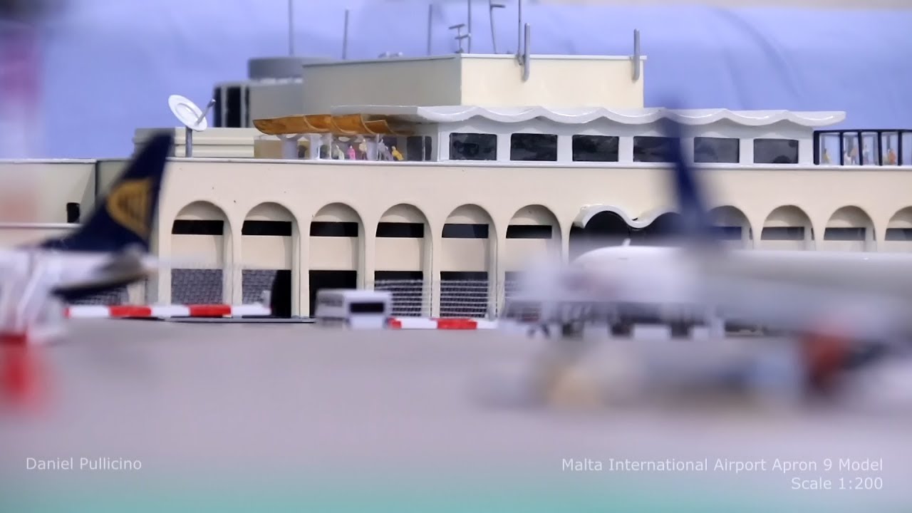 Malta International Airport Scale 1:200 Model - Exhibition 2018