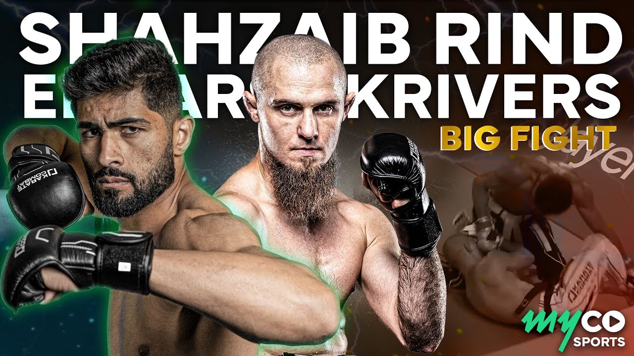 Шахзаиб Ринд против Эдгарса Скриверса | Самый грандиозный бой года | Karate Combat 52 | myco Sports