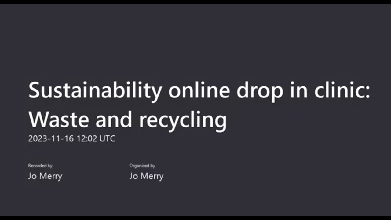 Waste and Recycling at University of Reading Q&A