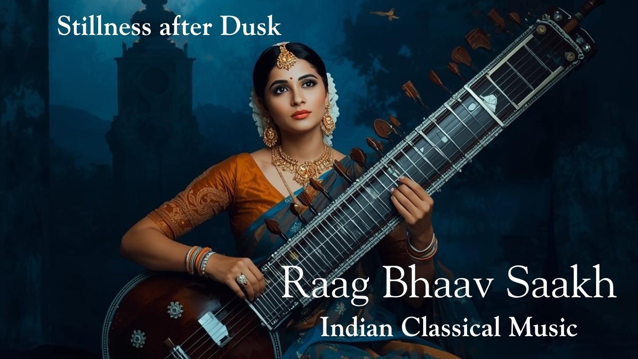 Bhaav Saakh Raag | A Calm Night Raga Meditation | Sitar, Tabla & Flute