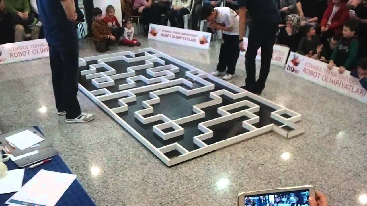 itü robot olimpiyatları labirent çözen robotum eray aktokluk