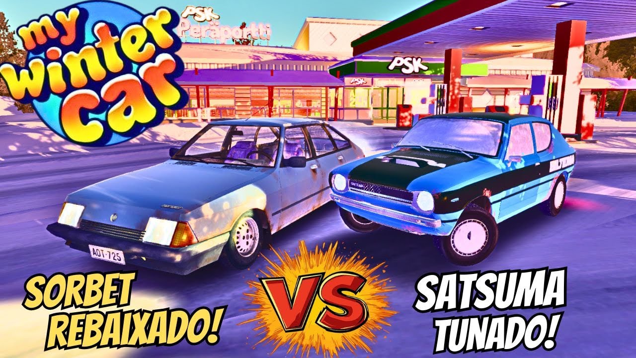 APOSTEI um RACHA Com o DOIDO do SATSUMA - My Winter Car #18