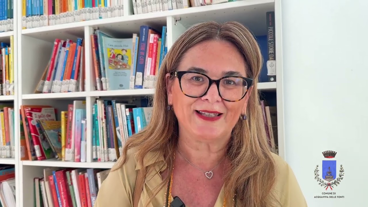 Inaugurazione biblioteca comunale di Acquaviva