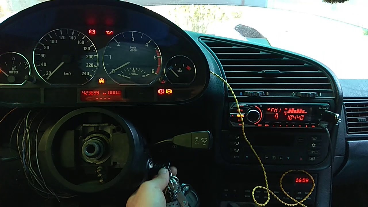 Приборная панель BMW E46 в BMW E36 часть 3