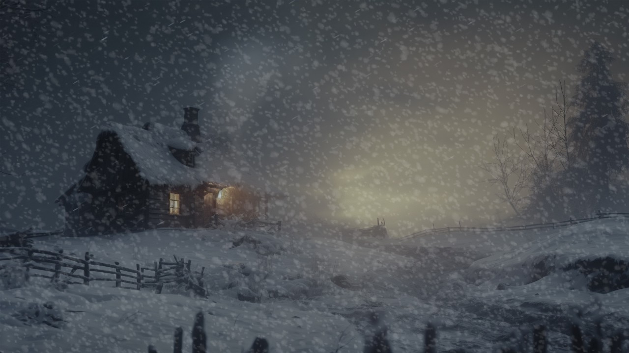 Powerful Blizzard Ambience with Roaring Winds | Perfect for Deep Sleep & Relaxation