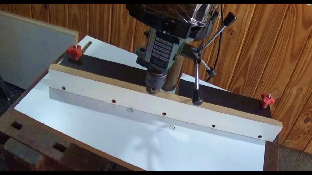 COMO HACER UNA MESA PARA TALADRO DE COLUMNA- DRILL TABLE / Juan Carlos Aquila