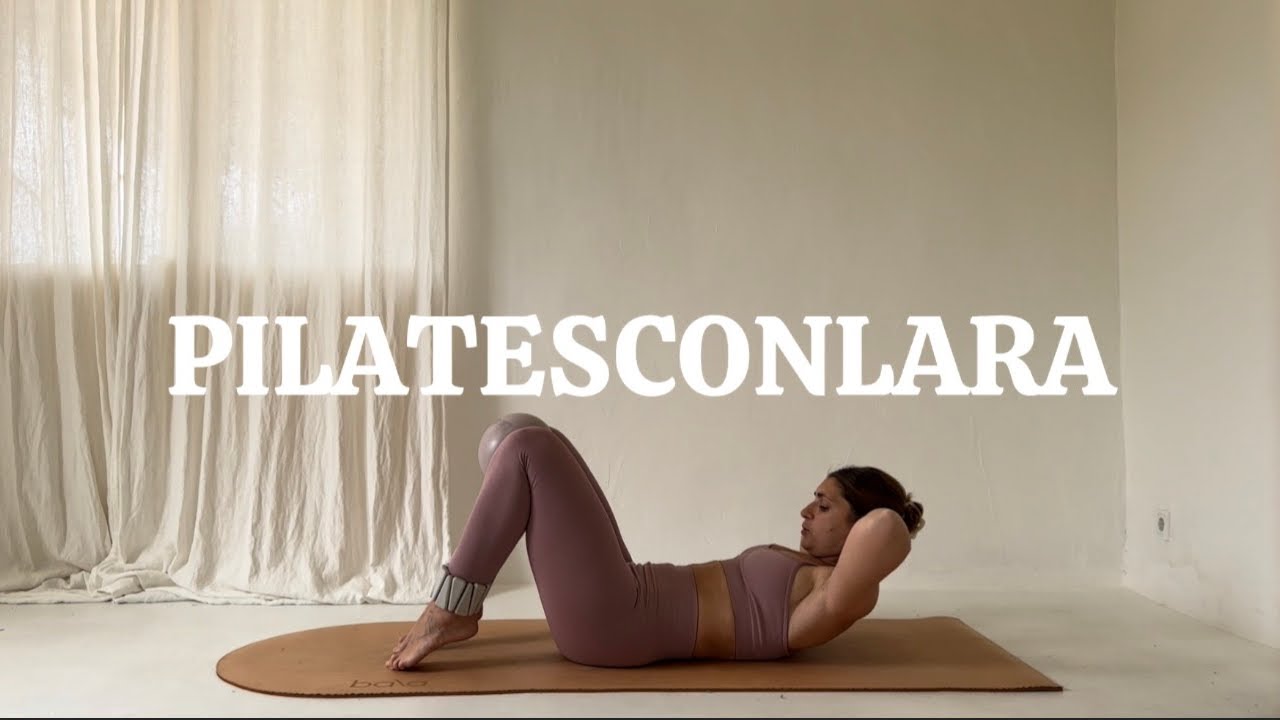 PILATESCONLARA ⏱️ Abdominales Express con Softball y Ankle Weights | 6’ de puro pilates 