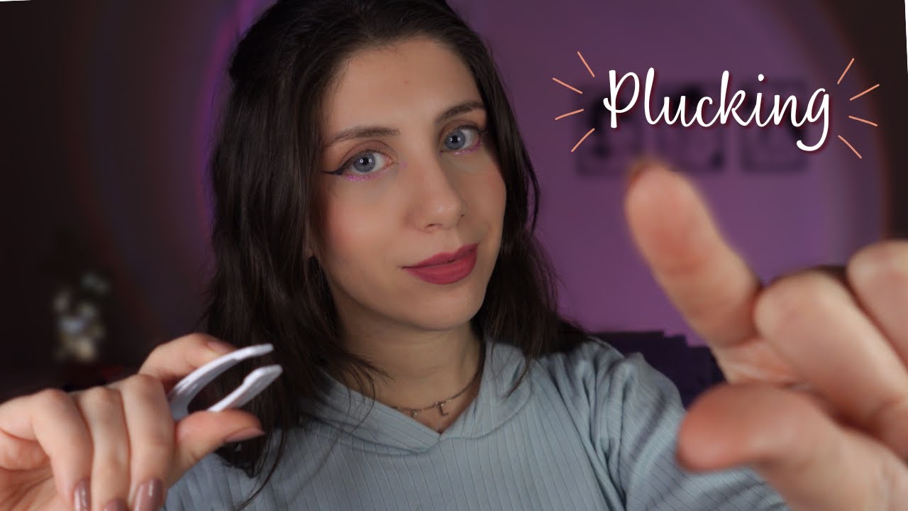 ASMR • Plucking & Pulling All Your Negative Energy - pluck and snip
