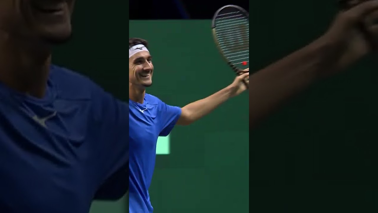 #Shorts - Lorenzo Sonego Hot Shot - Davis Cup by Rakuten Final 8 2022