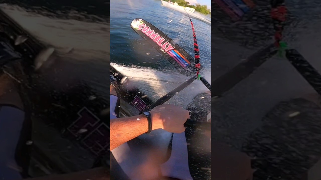 Two Ski Gainer #watersport #boat #skiing #water #backflip #waterski