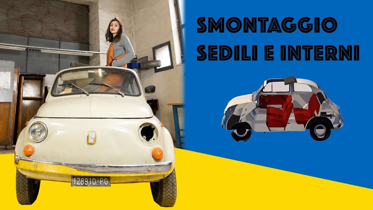 Smontaggio || Sedili e interni || Fiat 500