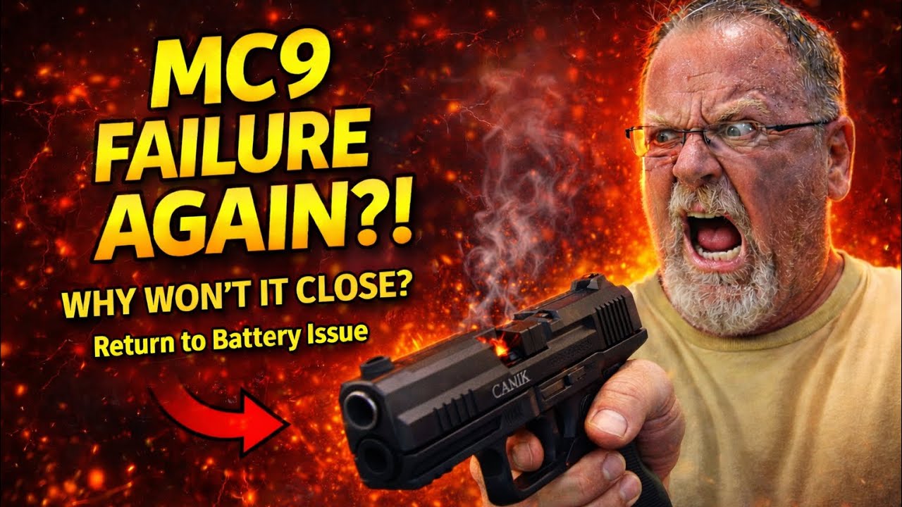 CANIK MC9 - RETURN TO BATTERY FAILURE AND LIGHT STRIKES