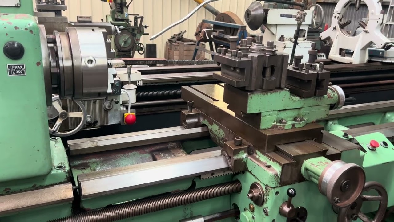 Tos Trencin SN 71 C 4000mm centre lathe stock 3035