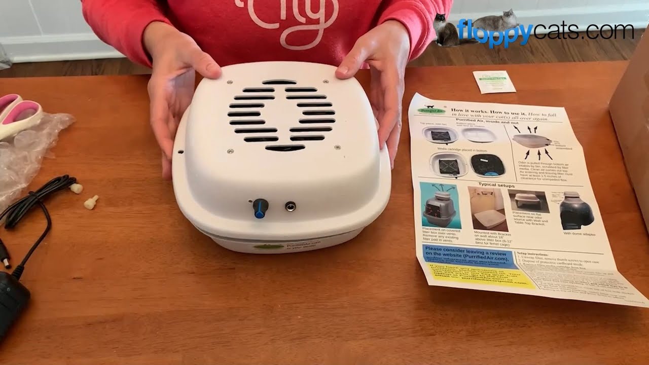 How to Install the Purrified Air Litter Box Air Filter