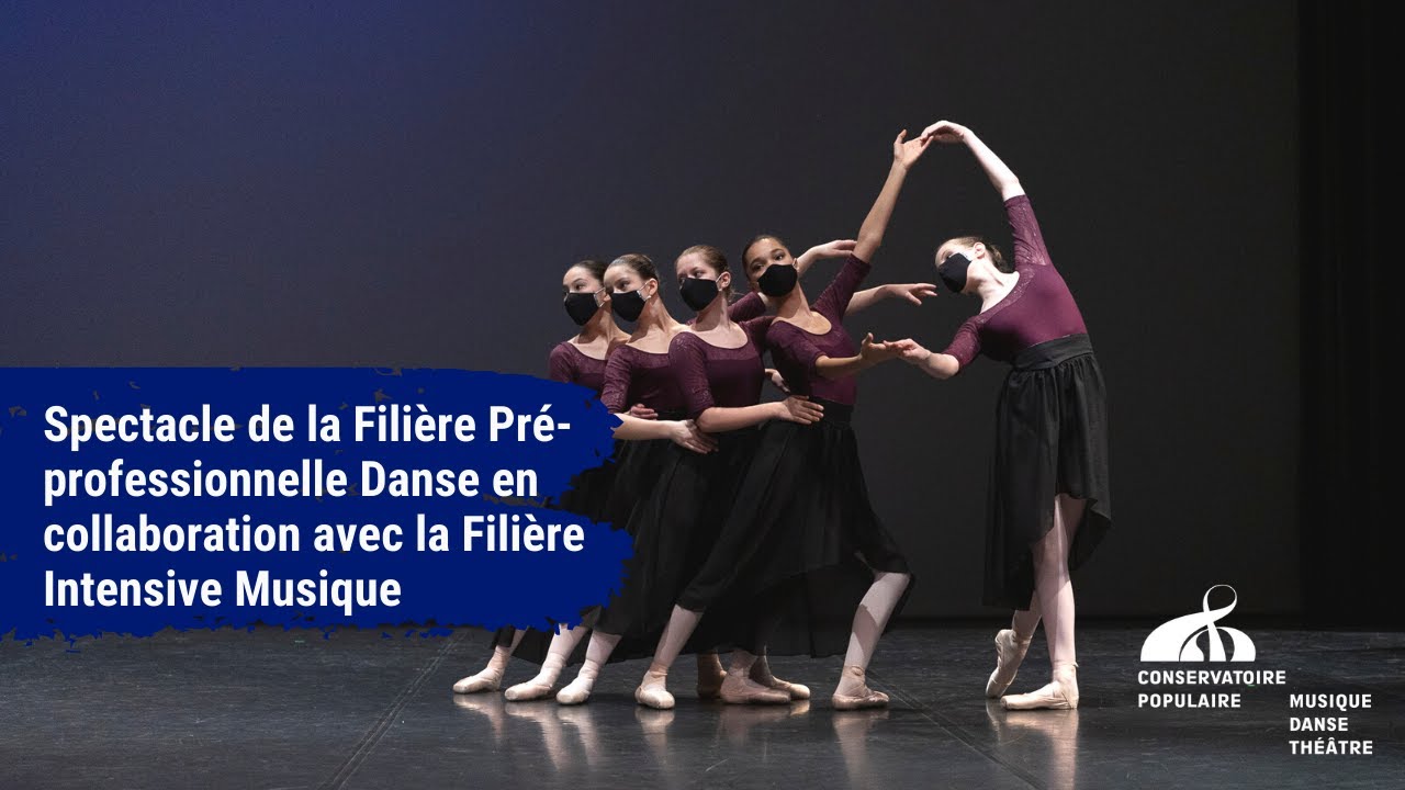 Spectacle de la Filière Pré-professionnelle Danse en collaboration avec la Filière Intensive Musique