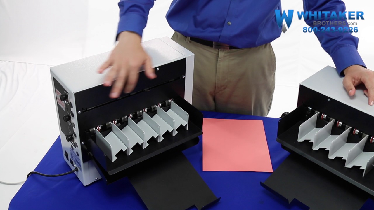 Martin Yale BCS 410, 412 & Martin Yale BCS 210, 212 Business Card Slitters Review & Operation