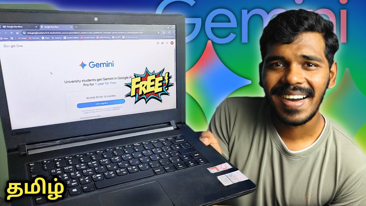 Get Gemini Google AI Pro Free For Students Tamil | Step-by-Step Guide | AIT TAMIL