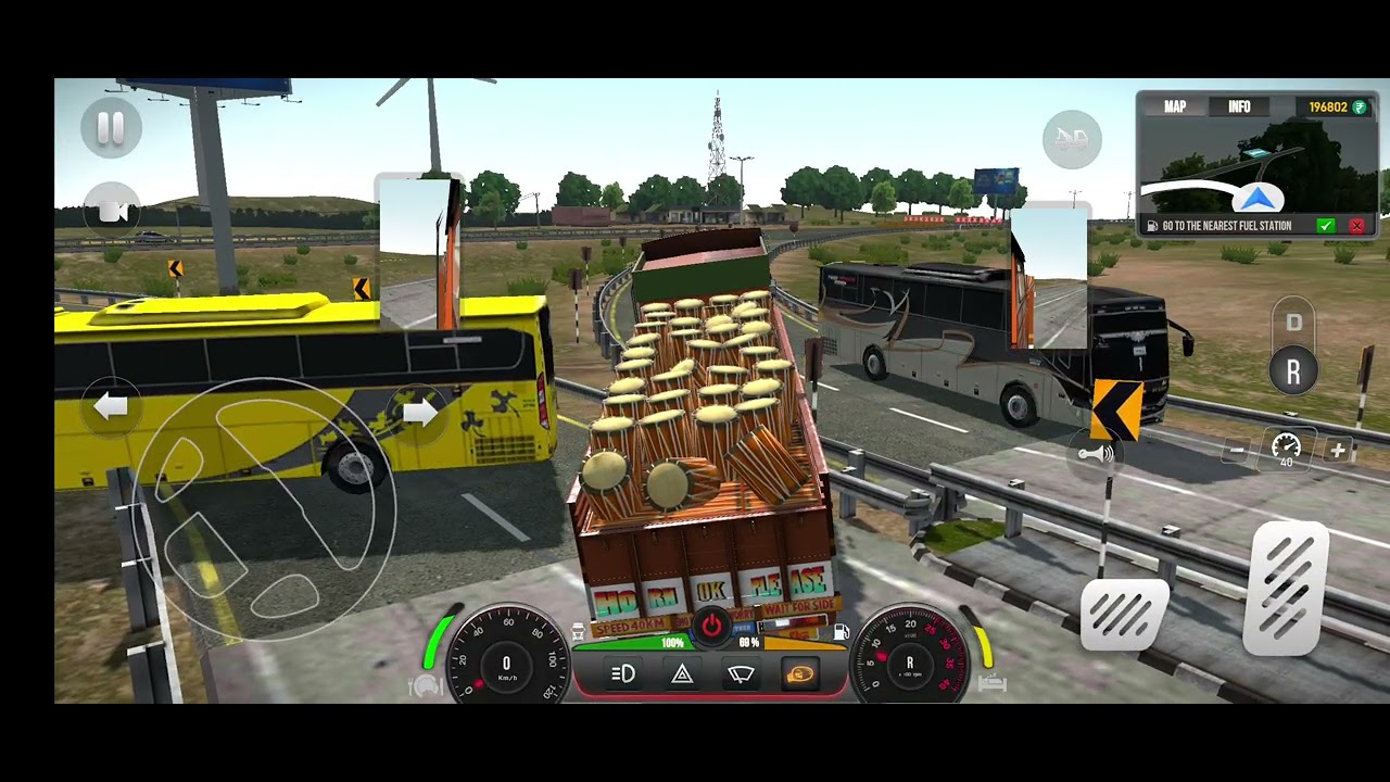 Lorry drive highway loads games