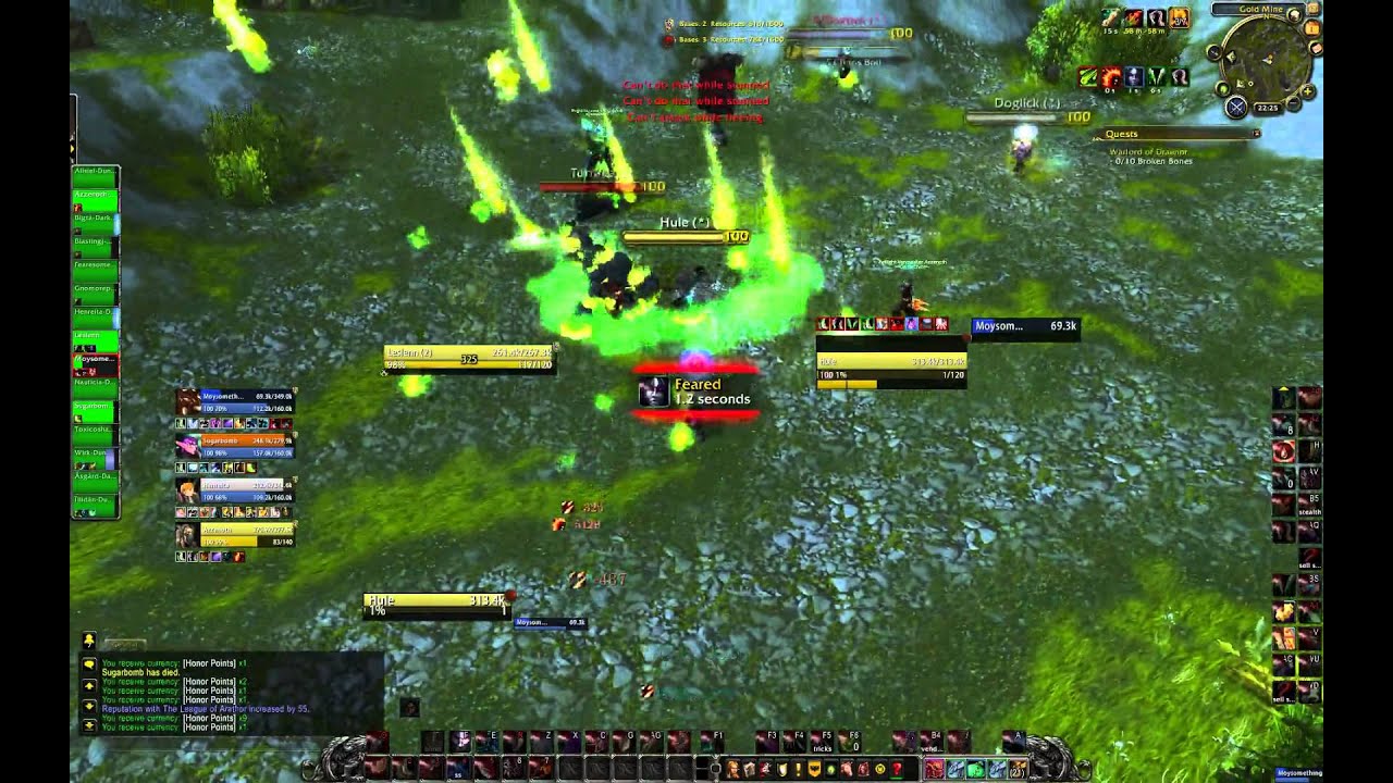 World of Warcraft WoD PvP - lvl 100 Assa Rogue -  First bg as assa