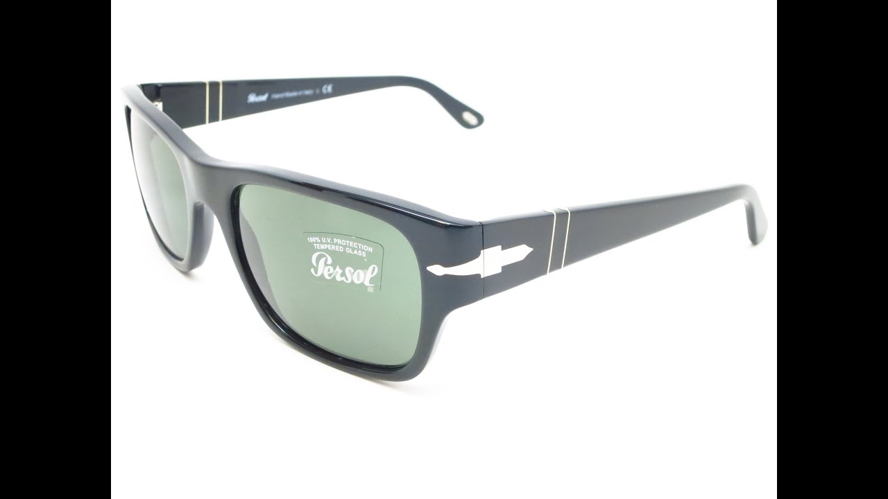 Unboxing Persol PO 3021S Shiny Black 95/31 56MM